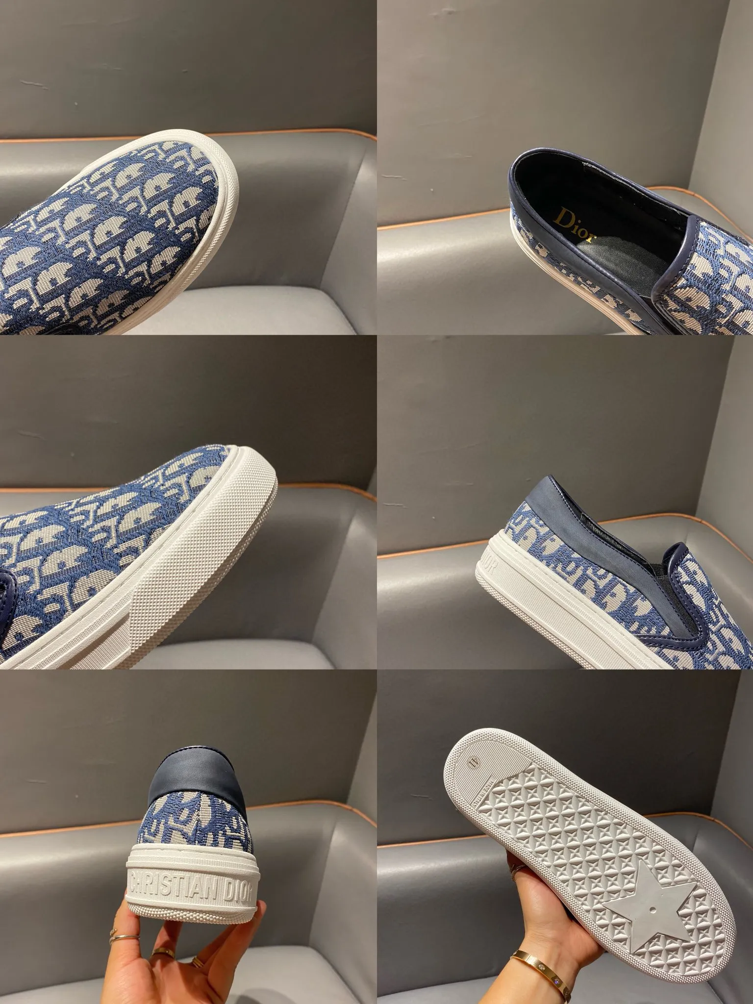 Men's men's shoes 💰360, Dior series casual shoes 👟🔥🕷🕷【Dior】Dior New casual men's shoes are launched in Hong Kong counters. Official website 1:1 production. Original Italian materials. Designed by European and American masters. Perfect shape to create counter quality, solid color rubber wear-resistant outsole and classic dazzling head! Super versatile and very comfortable. High-end without losing taste, fashionable and novel! ! Absolute focus! Code number: 38-45